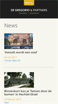Mobile Screenshot of degregorio.be