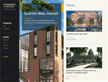 Tablet Screenshot of degregorio.be